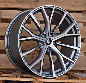 R21x9  5X114.3  ET  35  67.1  FB1573  Grey Polished Matt (MGM)  For MASER  (K7)  (FORGED Maserati (Rear+Front)) (1 foto / 1)