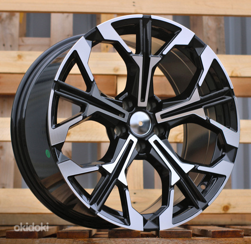 R19x9  5X112  ET  35  66.6  F9735  Black Polished (MB)  For BMW  (K8)  (NEW Model Rear+Front)