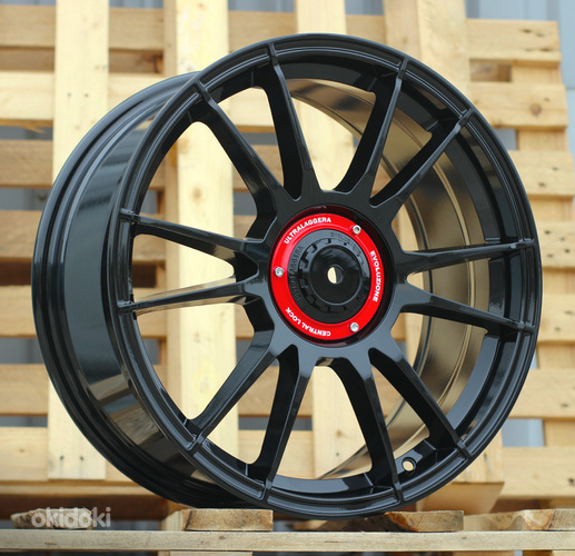R18x8  10X108/114.3  ET  40  67.1  F8713  Black (BL)  For RACIN  (Z7)  (HYBRID FORGED OZ Style)