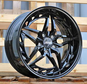 R18x8.5  5X120  ET  30  74.1  F8785  Gloss Black (GB)  For RACIN  (K8)  (HYBRID FORGED) (1 foto / 1)