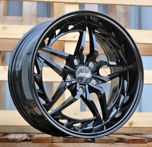 R18x8.5  5X120  ET  30  74.1  F8785  Gloss Black (GB)  For RACIN  (K8)  (HYBRID FORGED)