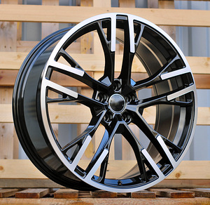 R21x8.5  5X112  ET  34  66.5  F726  Black Polished (MB)  For AUD  (K8)  (HYBRID FORGED) (1 foto / 1)