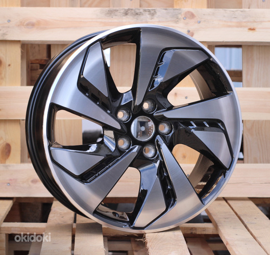 R18x7  5X114.3  ET  50  64.1  F5849  Black Polished+Powder Coating (MBPC)  For HOND  (K4)