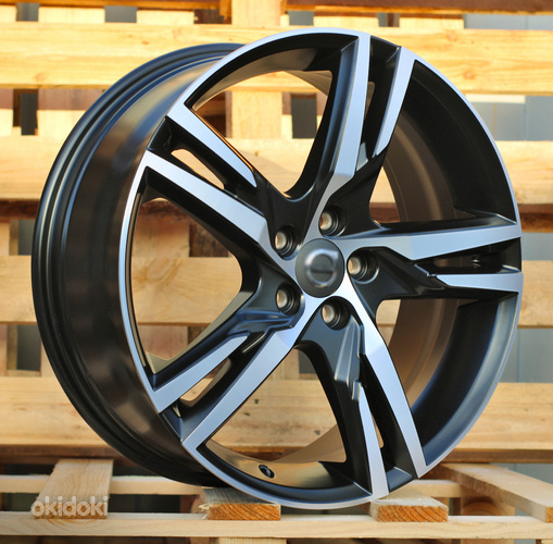 R19x7.5  5X108  ET  50.5  63.4  F5302  Black Polished Matt (MBM)  For VOLVO  (K7)