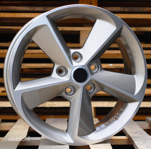 R16x6.5  5X112  ET  46  57.1  F5796  Grey Polished (MG)  For SKODA  (K7)  ((AKC 55 Eur))