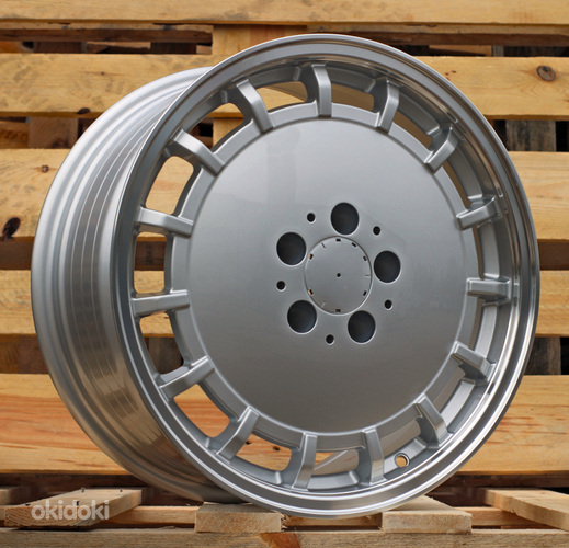 R17x9  5X112  ET  30  66.6  F3029  Silver+Polished Lip (SP)  For MER  (Z6)  (HYBRID FORGED (Front+Rear))