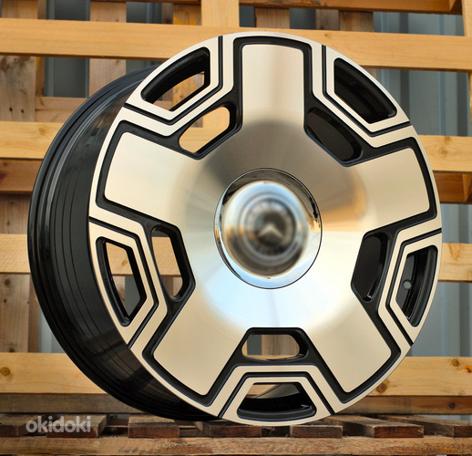 R22x10  5X130  ET  35  84.1  F3053  (BYF3053)  Black Polished (MB)  For MER  (Z1)  (HYBRID FORGED Monoblock)