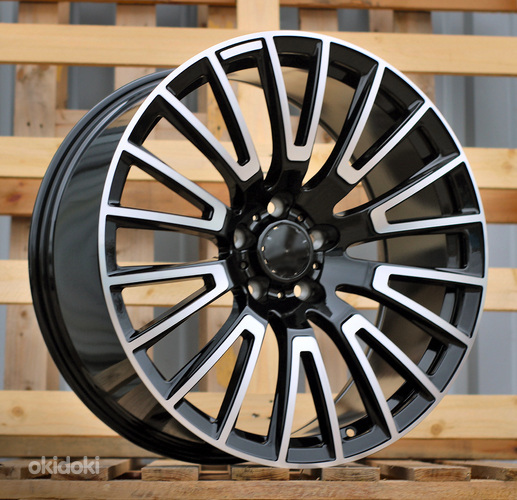 R22x10  5X130  ET  36  84.1  F1070  Black Polished (MB)  For MER  (P1)  (HYBRID FORGED)