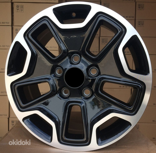 R17x7.5  5X127  ET  45  71.6  F0286  Black Polished (MB)  For RACIN  (R)