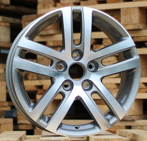 R16x6.5  5X112  ET  50  57.1  F0341  Grey Polished (MG)  For VW  (K7)  ((AKC 55 Eur)) (1 foto / 1)