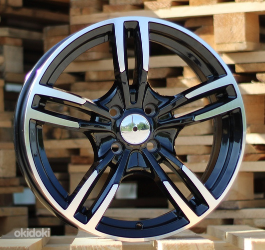 R15x6  4X114.3  ET  35  73.1  F0434  Black Polished (MB)  For RACIN  (K7)