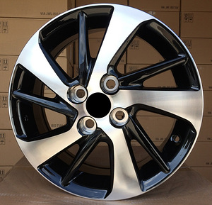 R15x5.5  4X100  ET  45  54.1  F0458  (XFE146)  Black Polished (MB)  For TOYOT  (D1+R) (1 foto / 1)