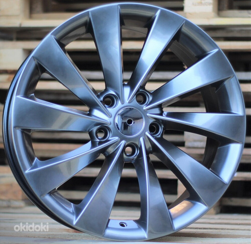 R17x7.5  5X112  ET  45  57.1  E811  (BK438)  Hyper Black (HB)  For VW  (P)