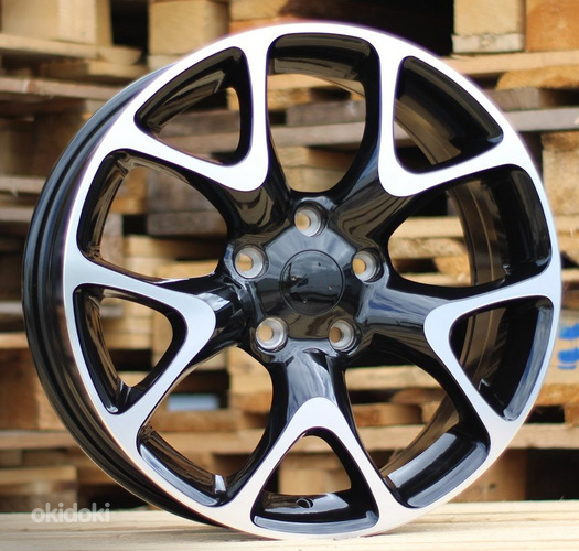 R16x6.5  5X110  ET  39  65.1  E236  (XF076)  Black Polished (MB)  For OPEL  (P1)