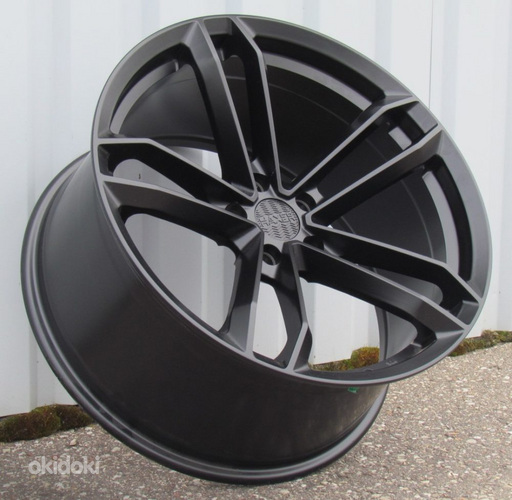R19x8.5  5X108  ET  40  73.1  D5276  (HX023)  Black Half Matt (BLHM)  For HAXER  (K3)  (Rear+Front)