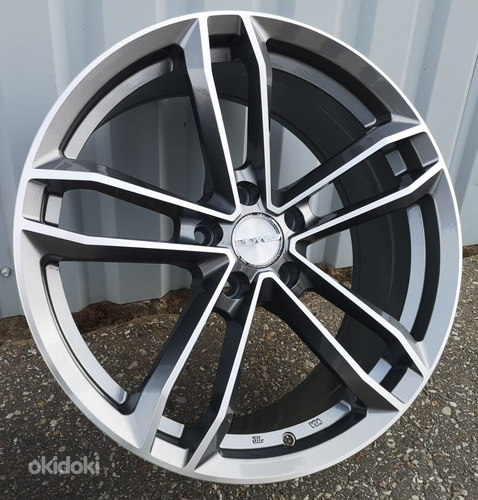 R18x8  5X100  ET  40  73.1  D5276  Grey Polished (MG)  For RACIN  (K4)  ((AKC 85 Eur) Style PDW)