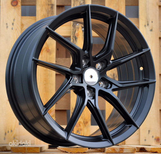 R18x8  5X114.3  ET  35  73.1  D2044  Black Half Matt (BLHM)  For RACIN  (K3)  (Color: U4B)