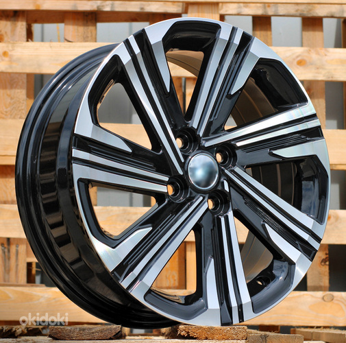 R16x6  4X100  ET  45  54.1  D1822  Black Polished (MB)  For TOYOT  (Z2+Z1)