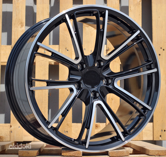 R21x11  5X130  ET  60  71.6  CQRGW1058  Black Polished (MB)  For PORCH  (K3)  (FORGED (Rear+Front))