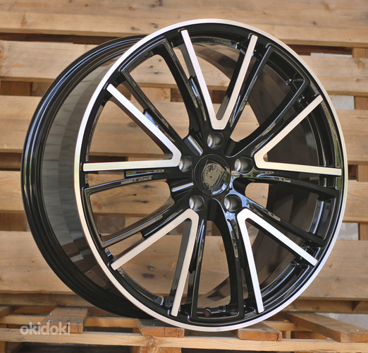 R21x11  5X130  ET  65  71.6  CQRGW1058  (FB0618J)  Black Polished (MB)  For PORCH  (K7)  (FORGED (Rear+Front))