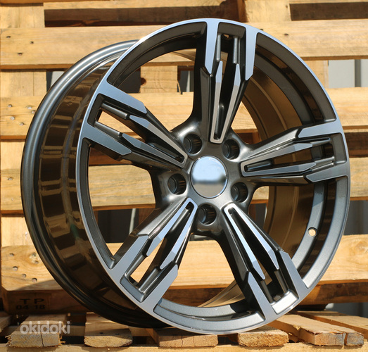 R18x8  5X120  ET  30  72.6  BY983  (A5081)  Grey Polished (MG)  For BMW  (P)