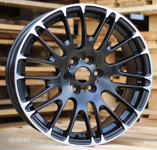 R20x8.5  5X112  ET  21  66.5  BY913  Black Polished Matt (MBM)  For PORCH  (K4)  ((AKC 80 Eur)(Rear+Front) Macan)