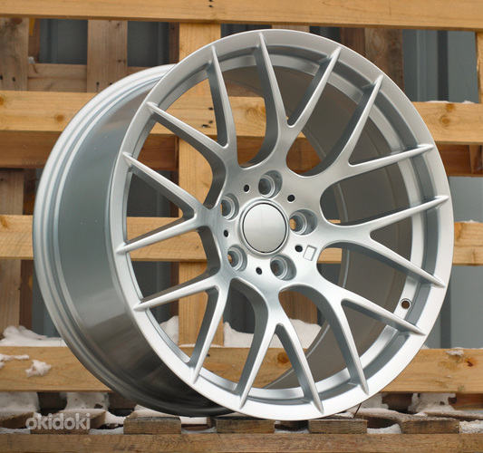 R19x8.5  5X120  ET  35  72.6  BY956  Silver Shining (SS)  For BMW  (Z1)  (Rear+Front)