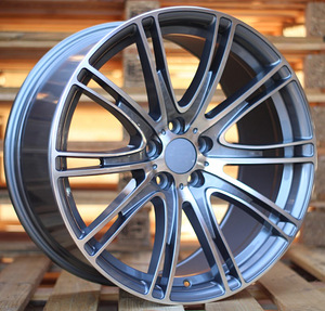 R19x8.5  5X120  ET  33  72.6  BY599  Grey Polished (MG)  For BMW  (K7)  ((Rear+Front)(AKC 100 Eur)) (1 foto / 1)