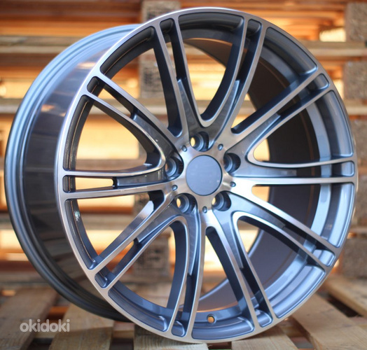 R19x8.5  5X120  ET  33  72.6  BY599  Grey Polished (MG)  For BMW  (K7)  ((Rear+Front)(AKC 100 Eur))