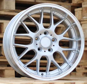 R18x8  5X120  ET  20  74.1  BY773  Silver (SI)  For BMW  (Z2)  (Rear+Front (Silver+Polished Lip)) (1 foto / 1)