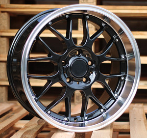 R18x8  5X120  ET  35  72.6  BY773  Black+Polished Lip (BLPL)  For BMW  (Z2+Z6+Z3)  (REAR+FRONT) (1 foto / 1)