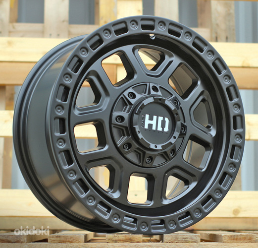 R17x8  10X120/127  ET  30  71.5  BY1375A  Black Half Matt (BLHM)  For 4X4  (Z1)