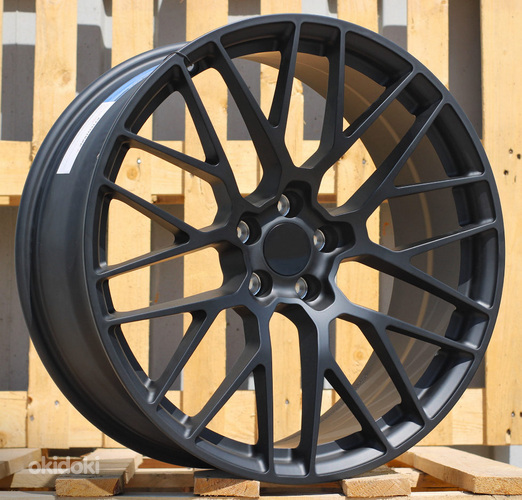 R21x9  5X112  ET  26  66.5  BK998  (CQRGW1022)  Black Matt (BM)  For PORCH  (K3)  (FORGED (Rear+Front))