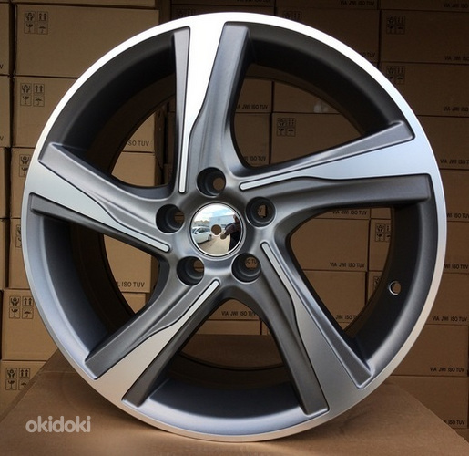 R20x8.5  5X108  ET  43  67.1  BY115  (A5451)  Grey Polished+Powder Coating (MGPC)  For VOLVO  (P)