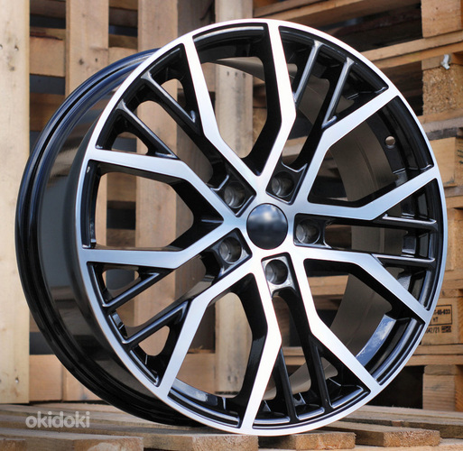R19x8  5X112  ET  45  57.1  BK713  Black Polished (MB)  For VW  (K4+Z4)