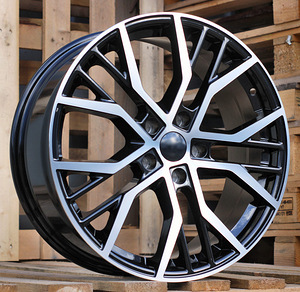 R16x7  5X112  ET  45  57.1  BK713  (A5326)  Black Polished (MB)  For VW  (L2) (1 foto / 1)