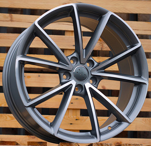 R18x8  5X112  ET  42  66.5  BK703  Grey Polished+Powder Coating (MGPC)  For AUD  (P) (1 foto / 1)