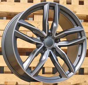 R20x9  5X112  ET  37  66.5  BK690  (BY1126)  Grey Polished Half Matt (MGHM)  For AUD  (Z2) (1 foto / 1)