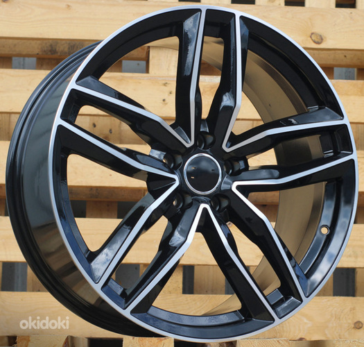 R18x8  5X112  ET  45  66.5  BK690  (BY1126)  Black Polished+Powder Coating (MBPC)  For AUD  (P)