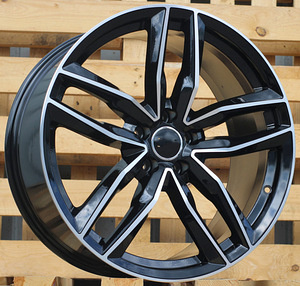 R18x8  5X112  ET  45  66.5  BK690  (BY1126)  Black Polished (MB)  For AUD  (P) (1 foto / 1)