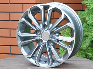 R15x6  5X114.3  ET  40  60.1  BK667  (XF069)  Grey Polished (MG)  For TOYOT  (R) (1 foto / 1)