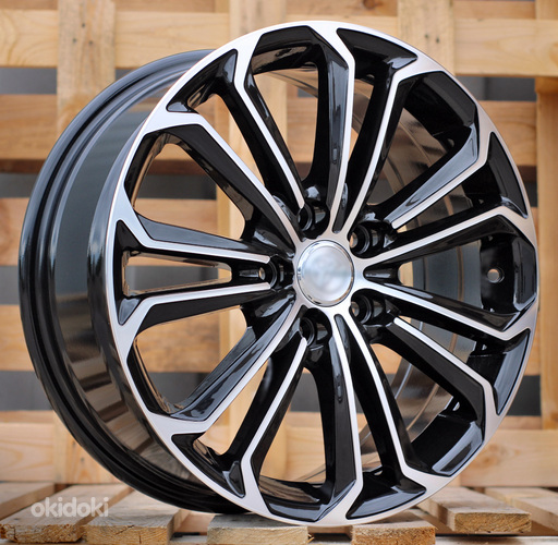 R15x6  5X114.3  ET  40  60.1  BK667  (XF069)  Black Polished (MB)  For TOYOT  (R)