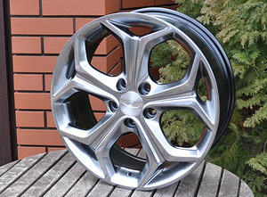 R17x7  5X108  ET  50  63.4  BK675  Hyper Black (HB)  For FORD  (R) (1 foto / 1)