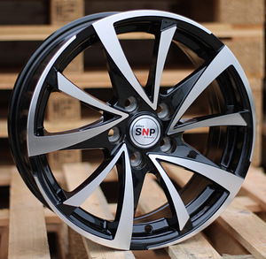 R14x6  4X100  ET  40  60.1  BK575  Black Polished (MB)  For RACIN  (R+D2) (1 foto / 1)