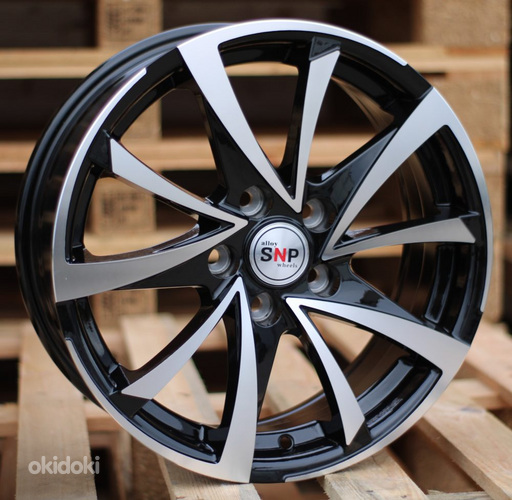 R15x6.5  4X108  ET  25  65.1  BK575  Black Polished (MB)  For CITRO  (R)