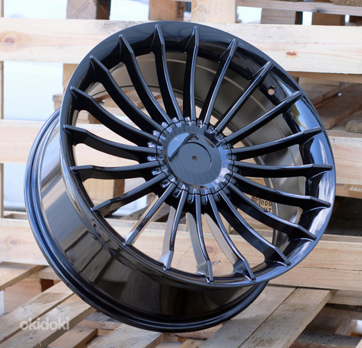 R20x9.5  10X112/120  ET  20  72.6  BK273  (BY1023)  Black (BL)  For BMW  (K3)  (Style ALPINA)