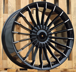 R19x9.5  5X120  ET  20  74.1  BK273  Black Polished (MB)  For BMW  (P)  (ALPINA Style (Rear+Front)) (1 foto / 1)