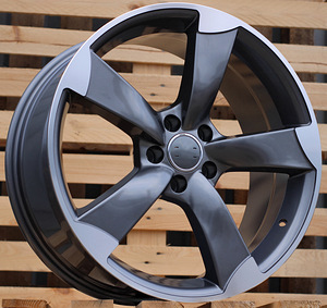 R19x8.5  5X112  ET  35  66.5  BK217  (BY939)  Grey Polished (MG)  For AUD  (N) (1 foto / 1)