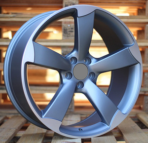 R20x9  5X112  ET  35  66.5  BK217  Grey Polished Half Matt (MGHM)  For AUD  (P1+K2) (1 foto / 1)