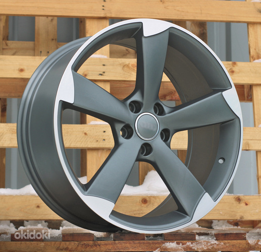 R19x8.5  5X112  ET  40  66.5  BK217  Grey Polished Half Matt (MGHM)  For AUD  (Z7)